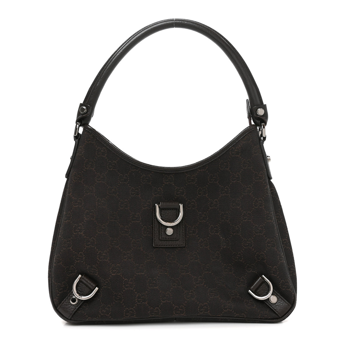 Denim Monogram Abbey D Ring Hobo Brown