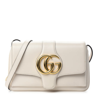 Gucci Calfskin Small Arli Flap Shoulder Bag Mystic White 1 of 10