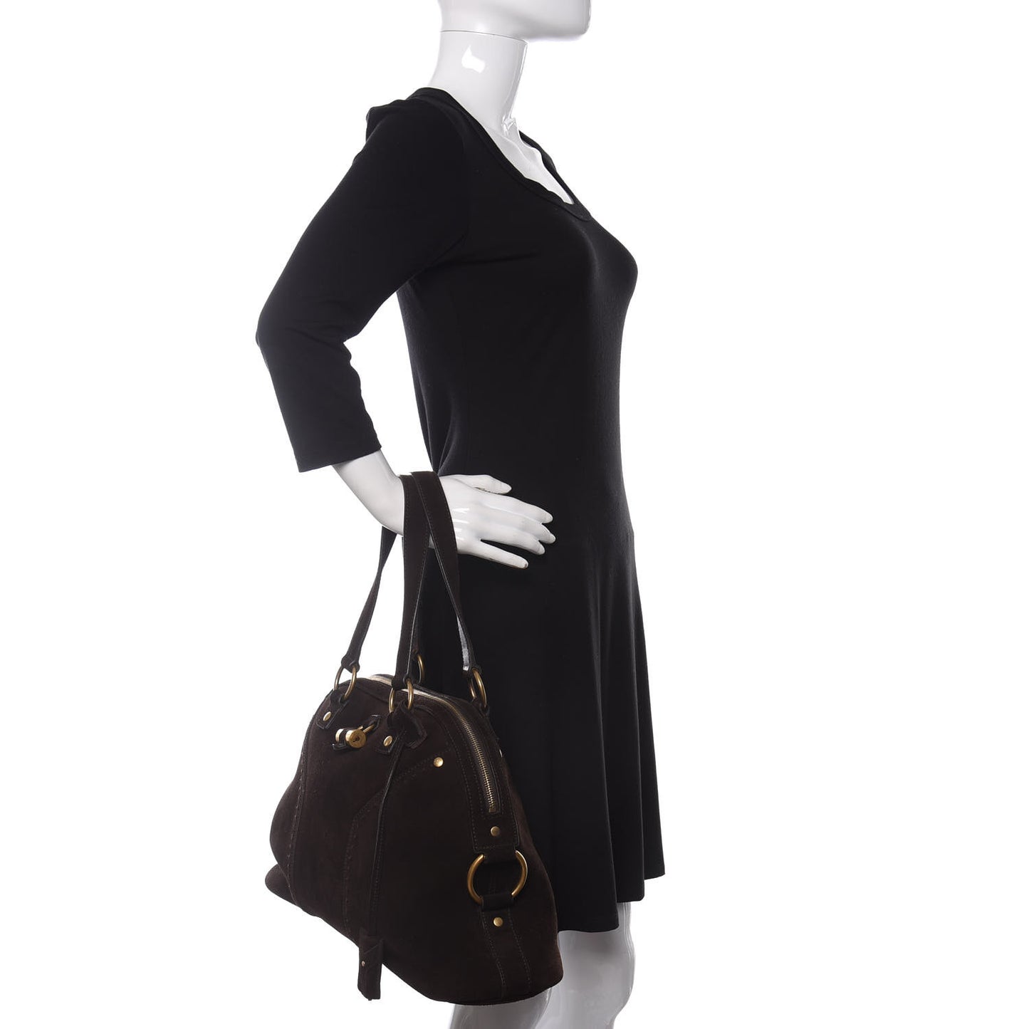 Suede Large Muse Brown