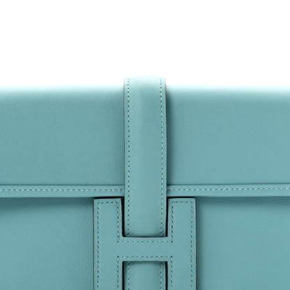 Hermes Swift Jige Elan 29 Clutch Bleu Saint Cyr 8 of 10