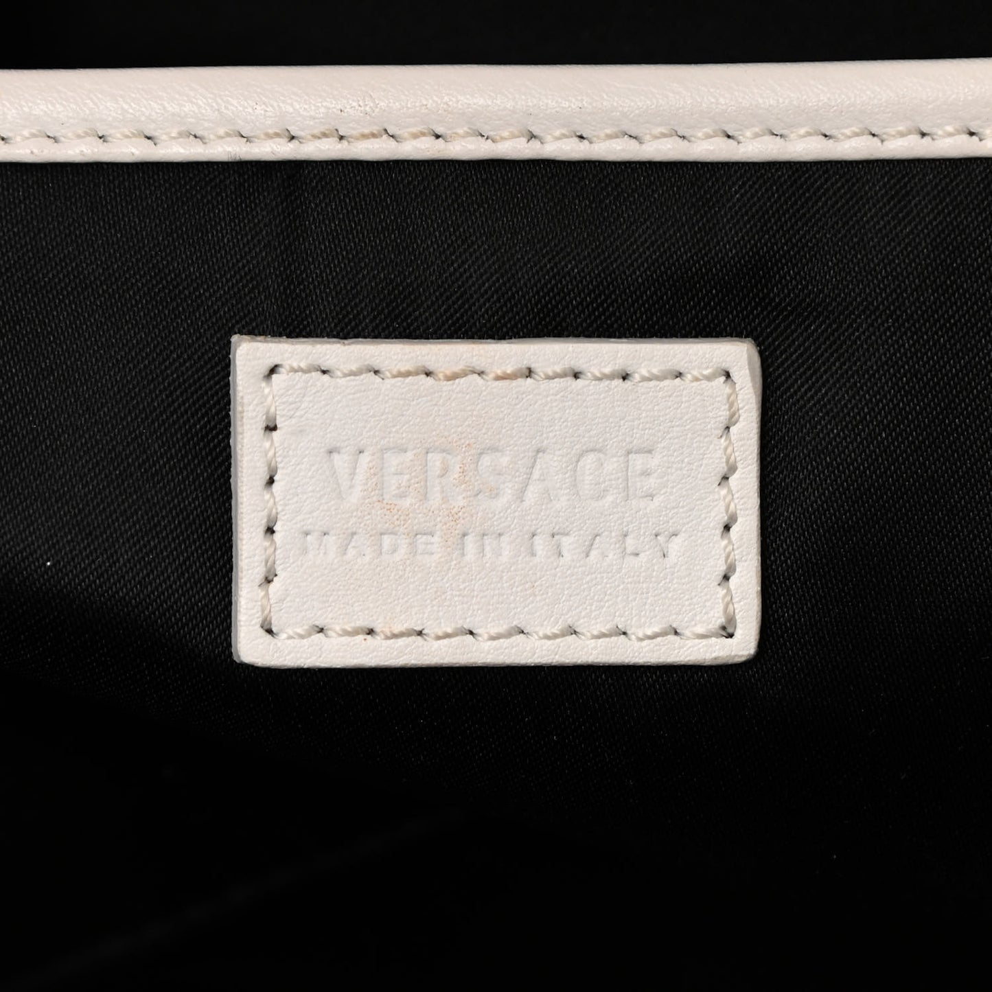 Vitello Calfskin Large Signature Tote White