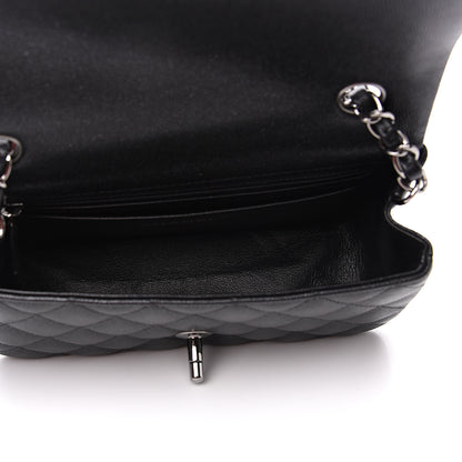 Chanel Iridescent Caviar Quilted Mini Rectangular Flap Black 4 of 10