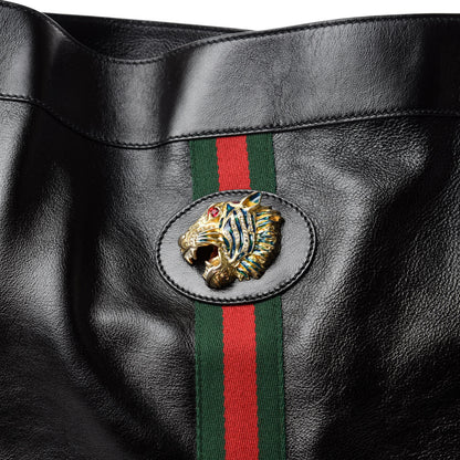 Gucci Calfskin Large Rajah Chain Tote Black 12 of 12
