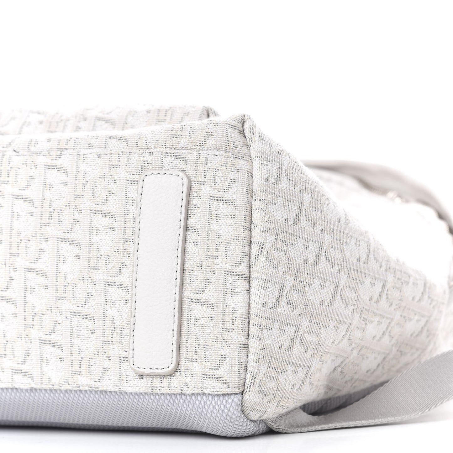 Oblique Calfskin Backpack Beige