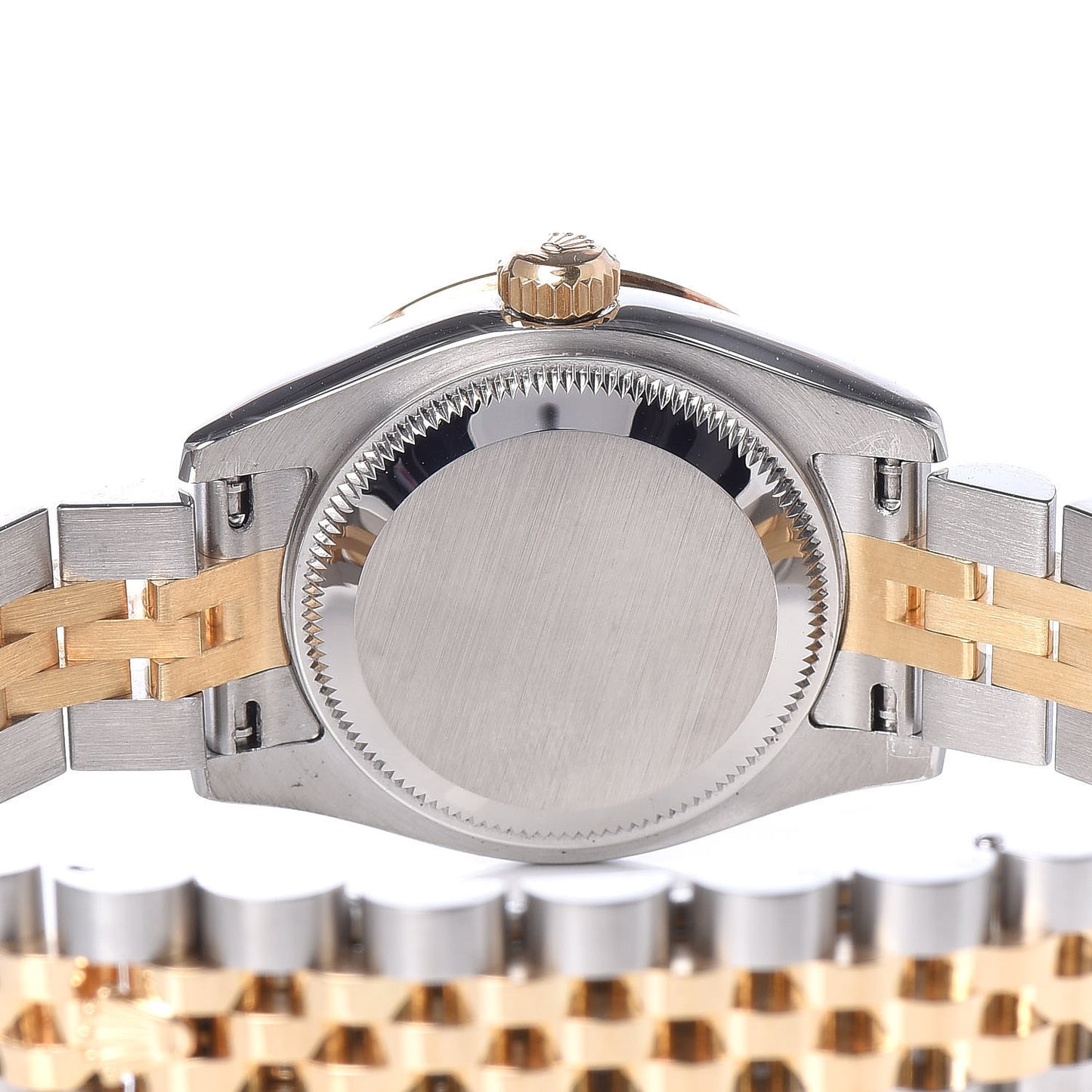 Stainless Steel 18K Yellow Gold Diamond 26mm Oyster Perpetual Datejust Watch Champagne 179313