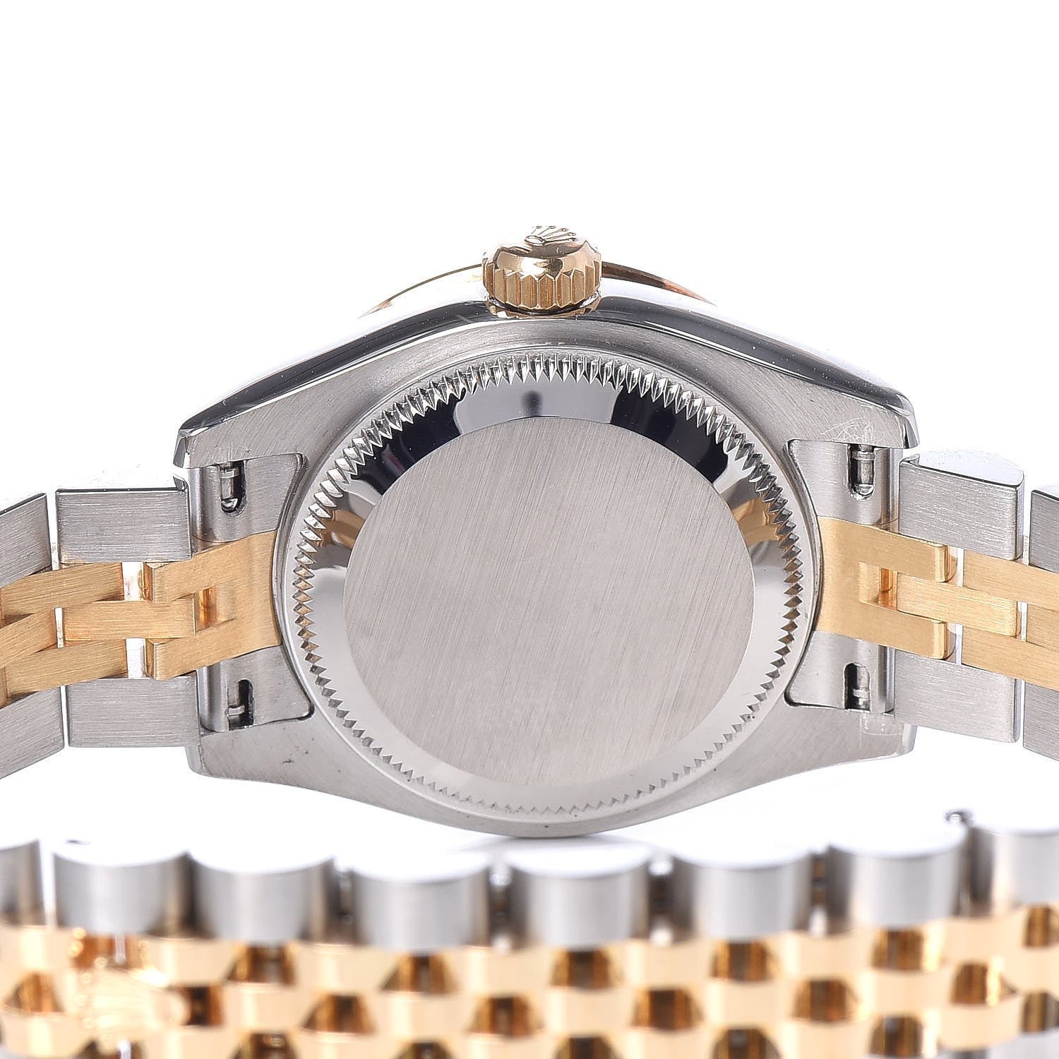 Rolex Stainless Steel 18K Yellow Gold Diamond 26mm Oyster Perpetual Datejust Watch Champagne 179313 5 of 6