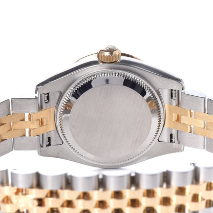 Rolex Stainless Steel 18K Yellow Gold Diamond 26mm Oyster Perpetual Datejust Watch Champagne 179313 5 of 6