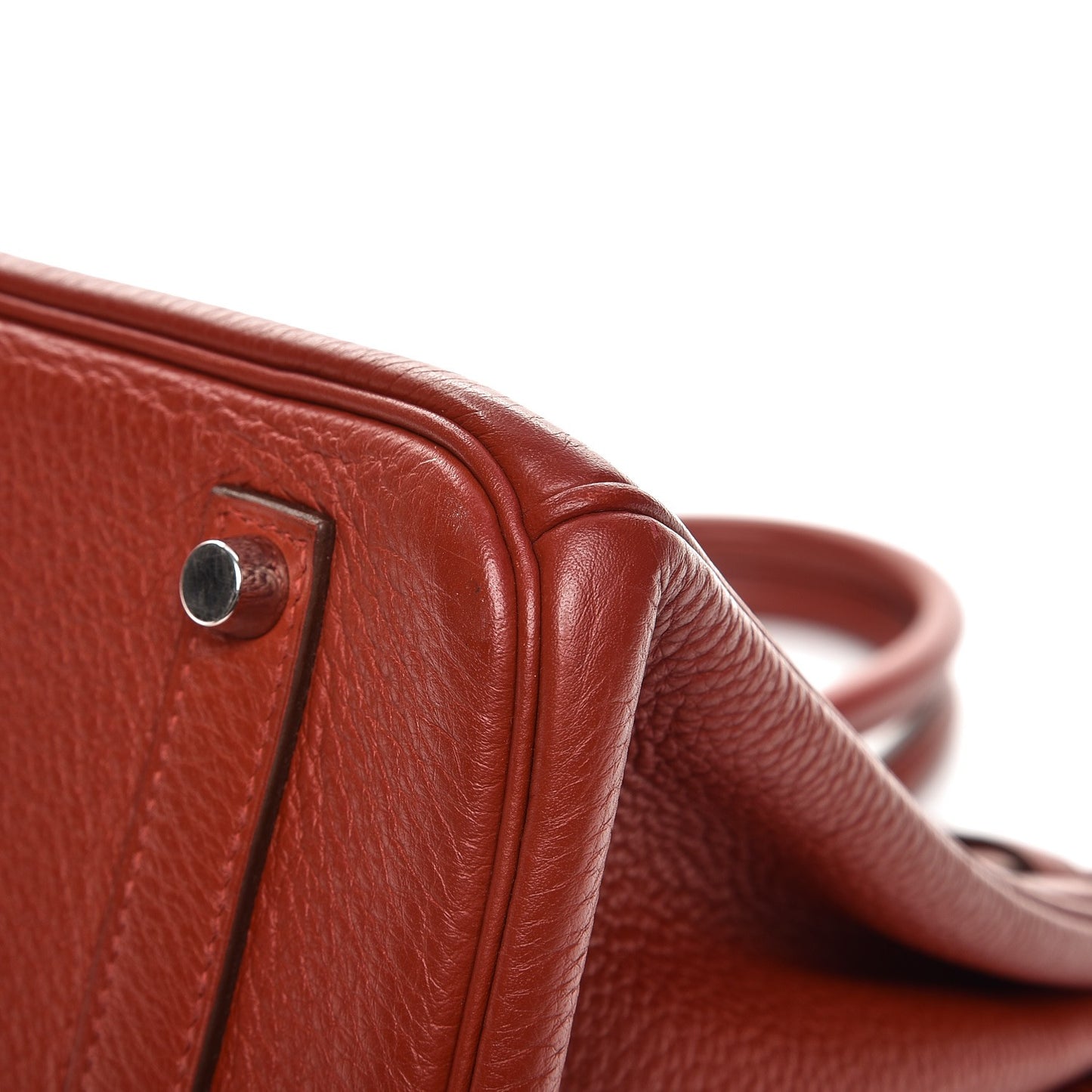 Taurillon Clemence Birkin 35 Rouge Venetian