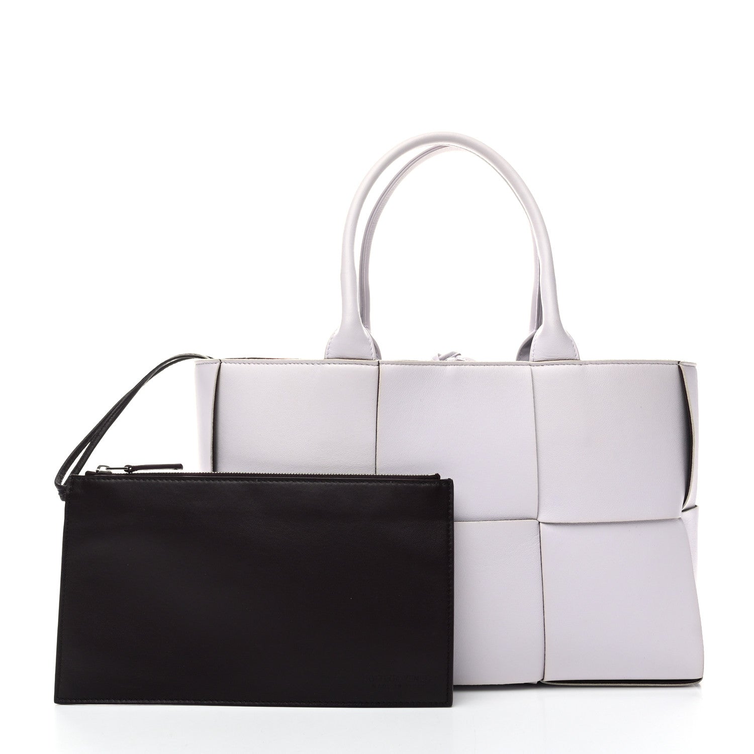 Bottega Veneta Nappa Maxi Intrecciato Small Arco Tote Mirth Washed Grape 2 of 7