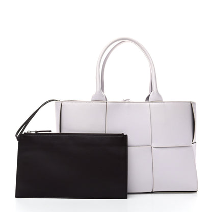 Bottega Veneta Nappa Maxi Intrecciato Small Arco Tote Mirth Washed Grape 2 of 7