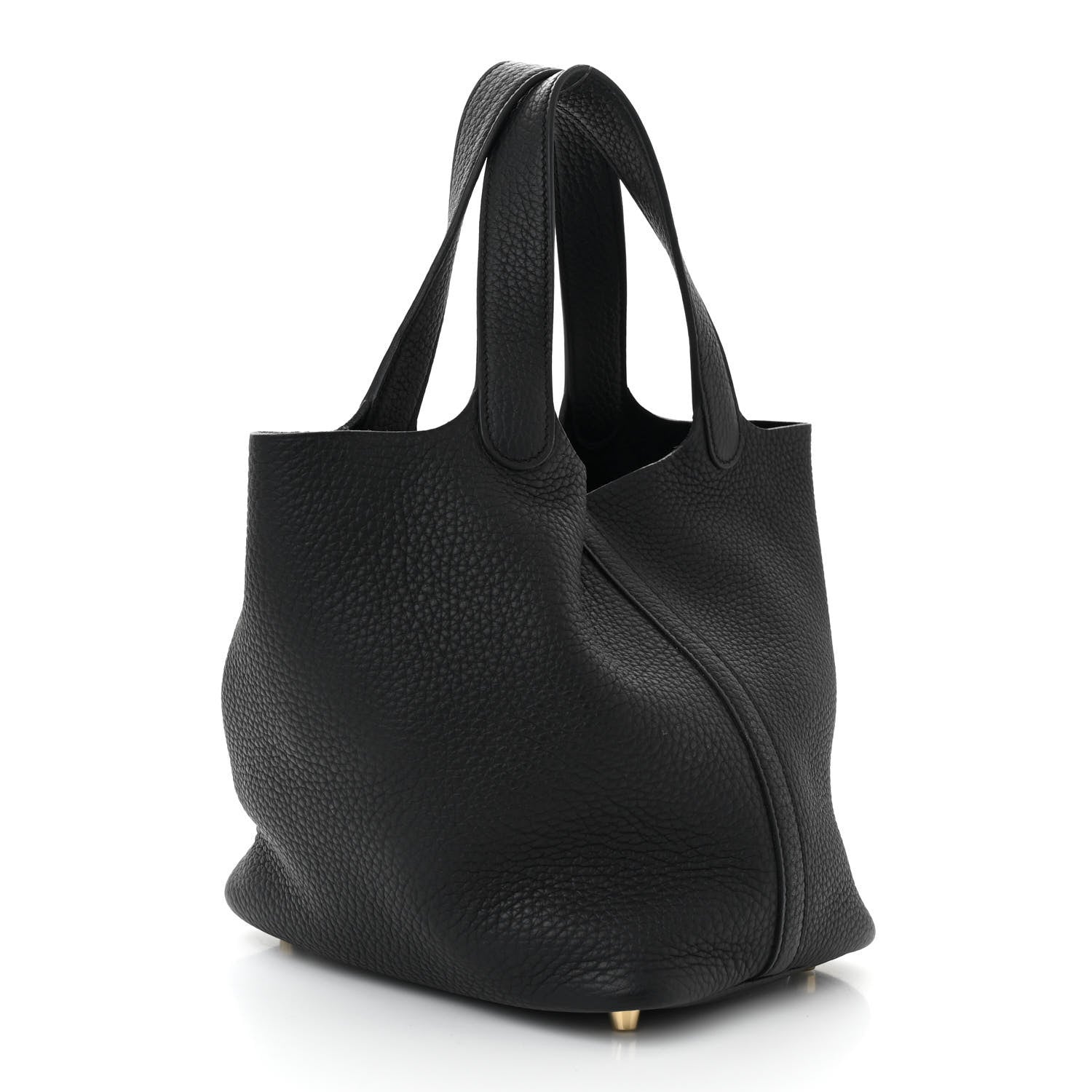 Hermes Taurillon Clemence Picotin Lock 18 PM Black 3 of 11