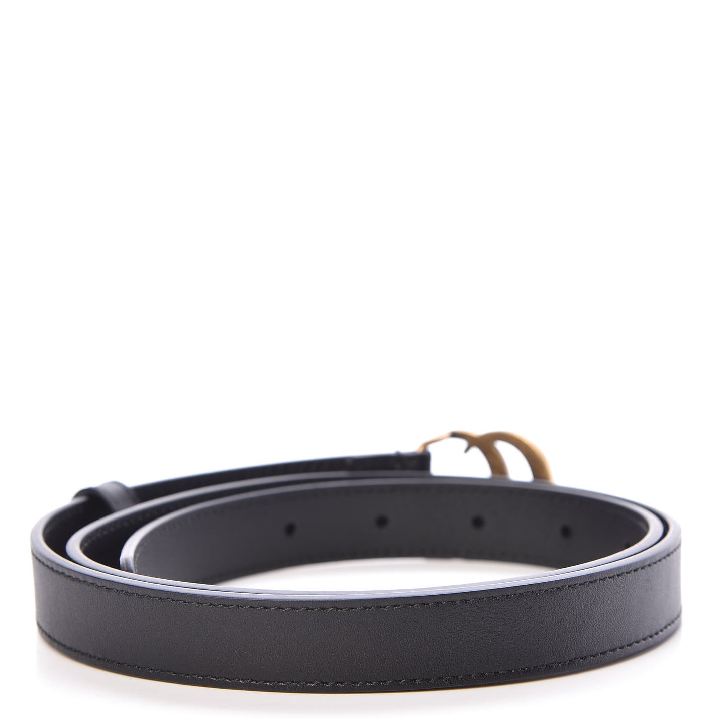 Calfskin Double G 20mm Belt 85 34 Black