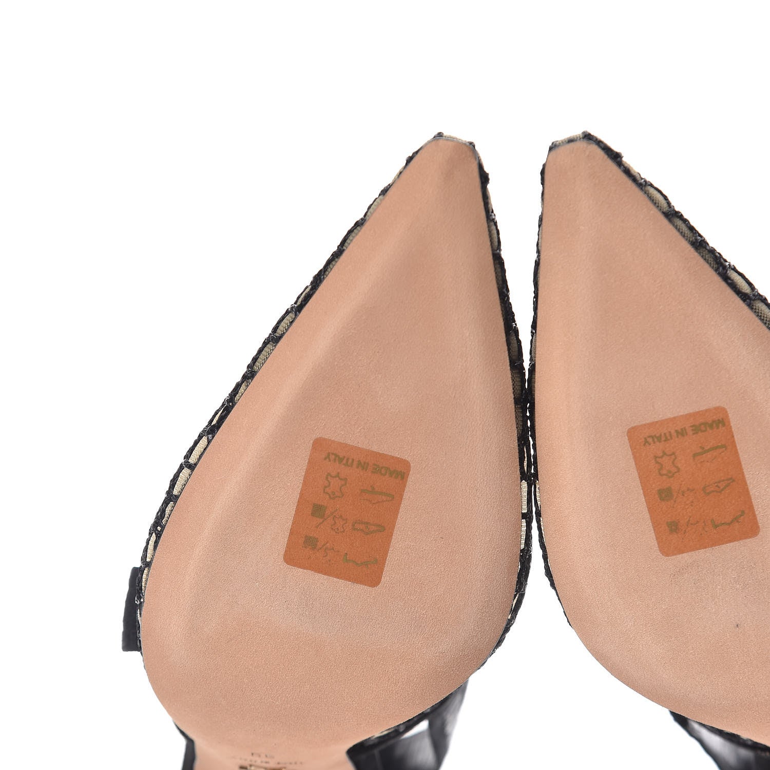 Christian Dior Resille Lambskin Ribbon J'Adior Slingback 100mm Pumps 39 Black 6 of 10