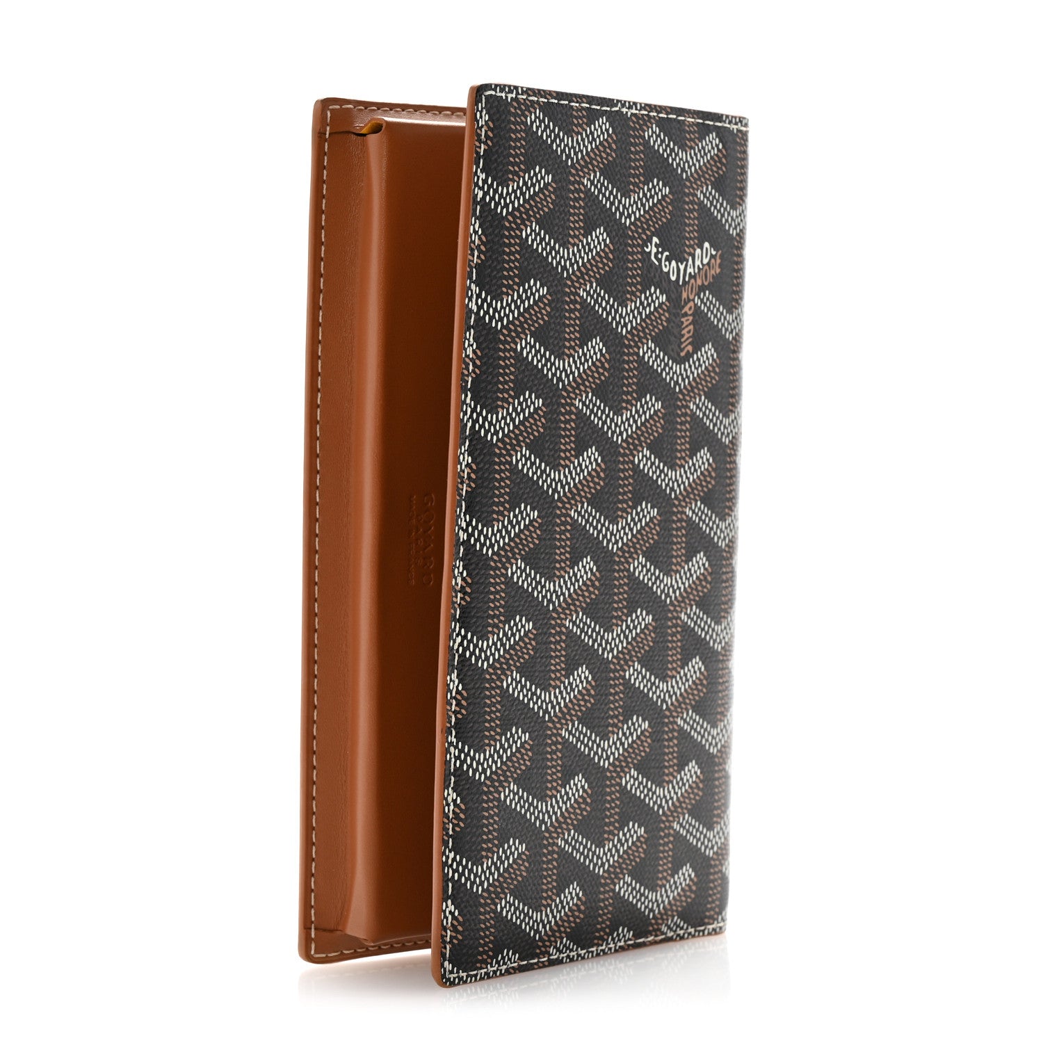 Goyard Goyardine Saint-Lambert Wallet Black Gold 1706067