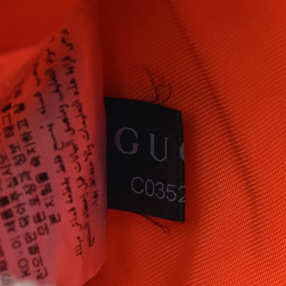 Gucci GG Supreme Monogram Banana Childrens Belt Bag Beige Ebony Multicolor Carrot Orange 7 of 10
