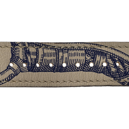 Hermes Swift Cavalleria Print 41mm Apple Watch Double Tour Strap Encre Beton 4 of 8