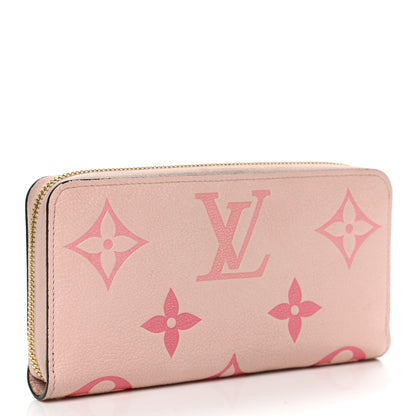 Louis Vuitton Empreinte Monogram Giant By The Pool Zippy Wallet Bouton De Rose 3 of 11