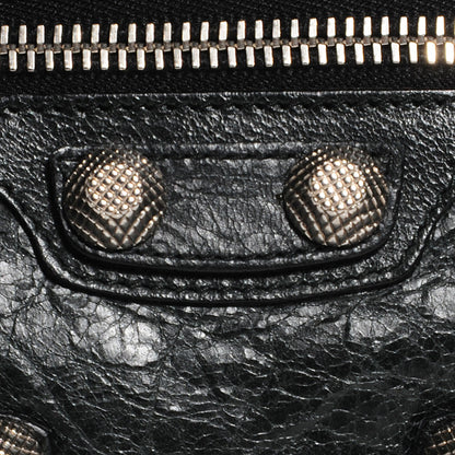Balenciaga Agneau Giant Silver Hardware M Porte-Monnaie Coin Purse Black 12 of 12