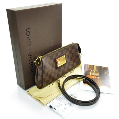 Louis Vuitton Damier Ebene Eva Clutch 4 of 9