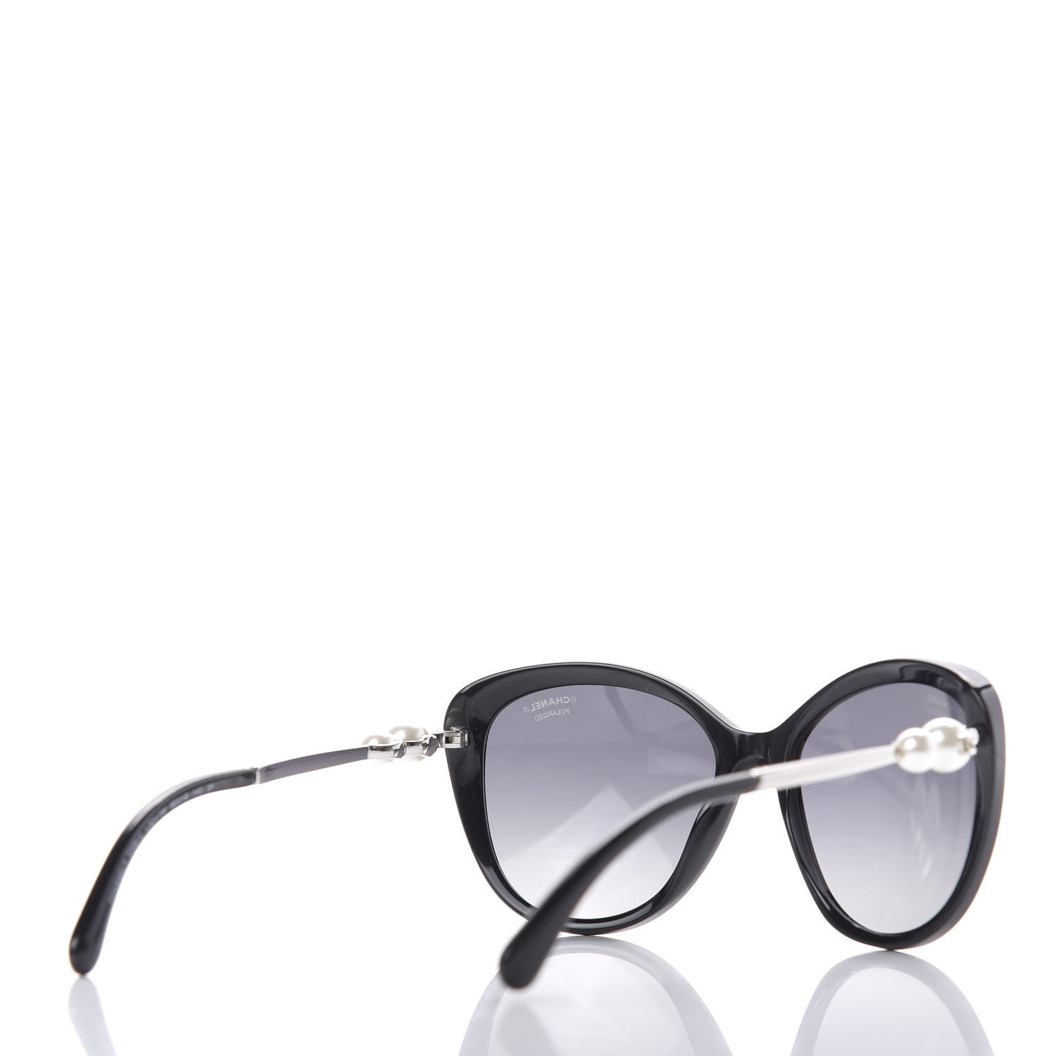Chanel Pearl Polarized Sunglasses 5338-H-A Black 3 of 8