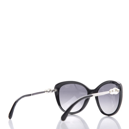 Chanel Pearl Polarized Sunglasses 5338-H-A Black 3 of 8