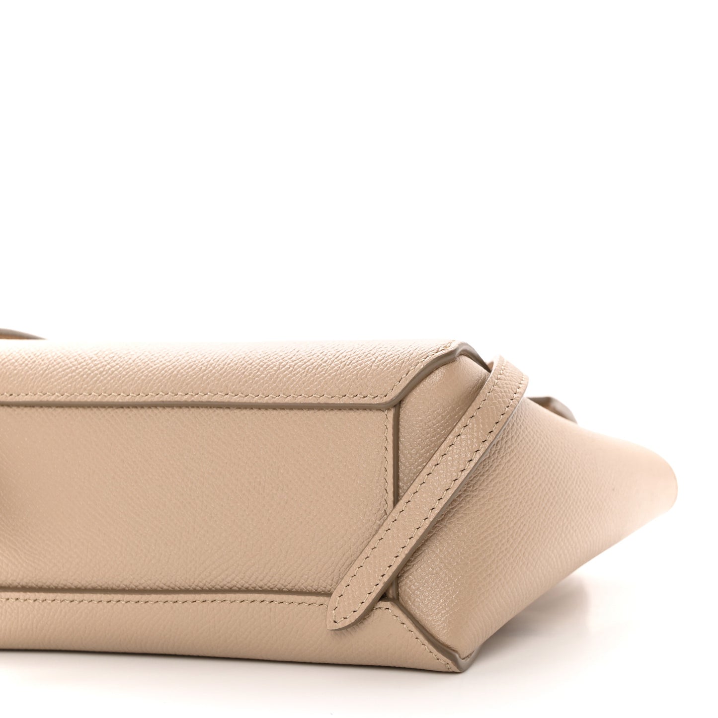 Grained Calfskin Pico Belt Bag Light Taupe