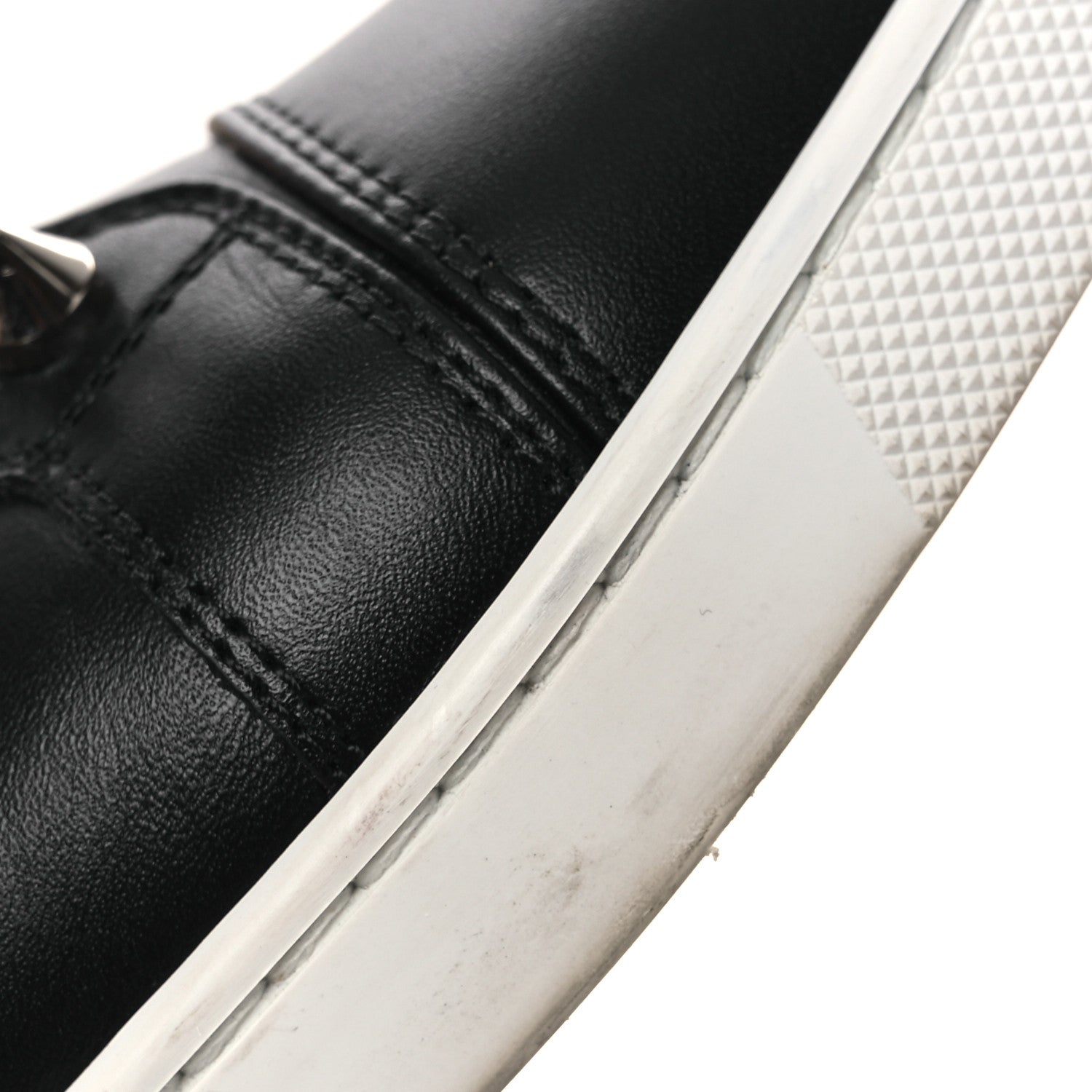 Christian Louboutin Calfskin Fique A Vontade Flat Sneakers 36 Black 12 of 13