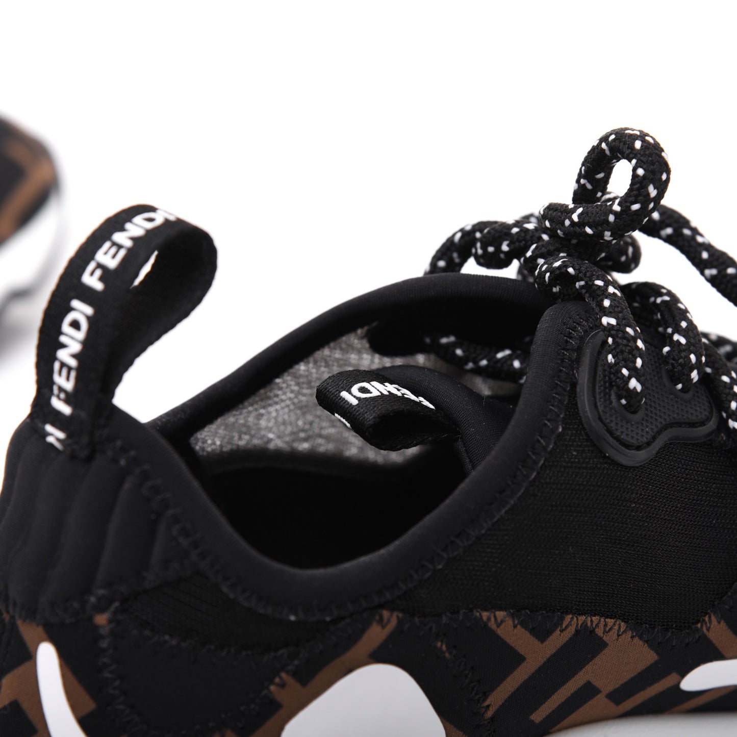 Technical Mesh Lycra FFreedom Patchwork Sneakers 35 Black Tobacco