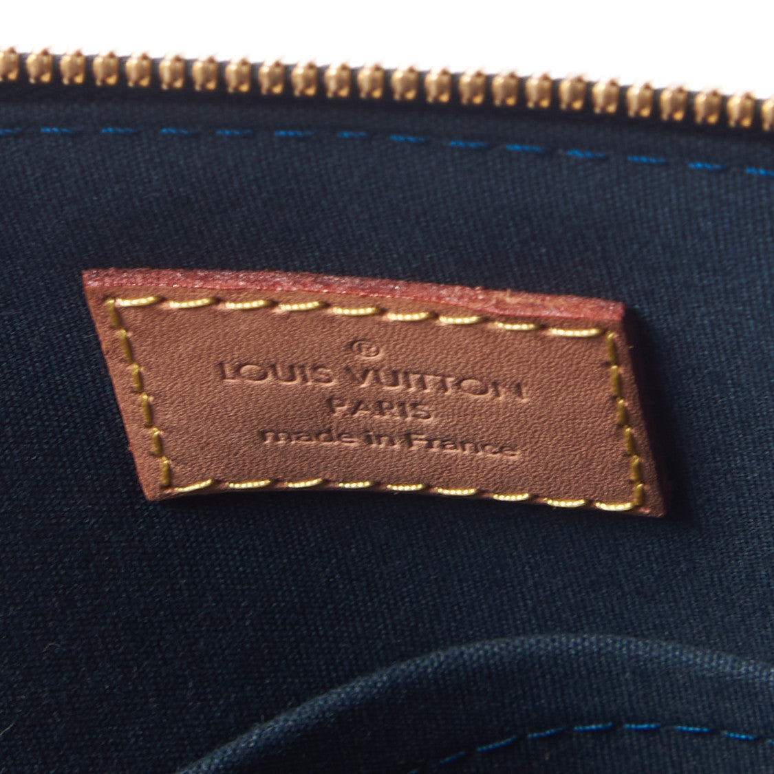 Louis Vuitton Vernis Alma PM Blue Nuit 8 of 8