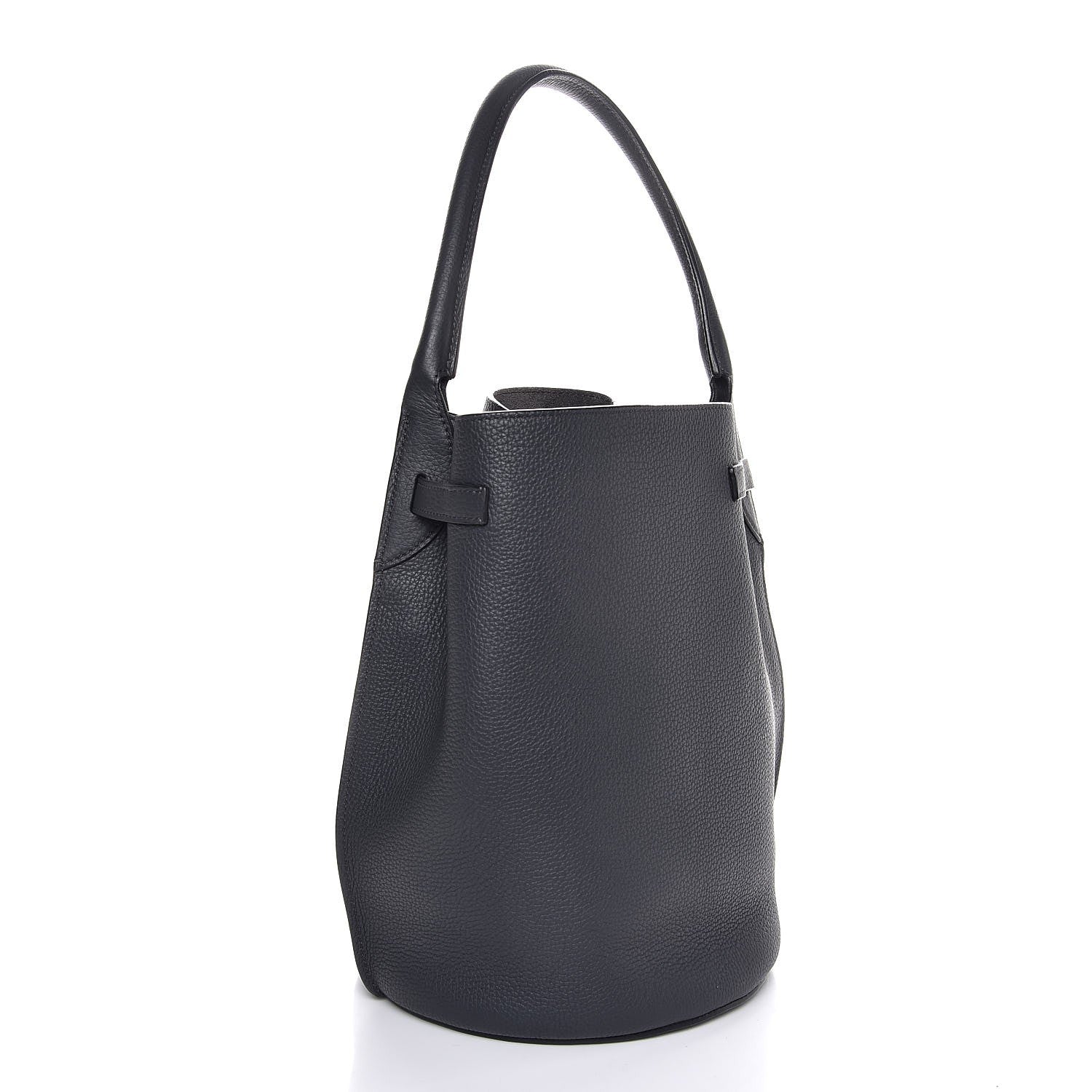 Celine Supple Grained Calfskin Big Bag Bucket Black 3 of 7