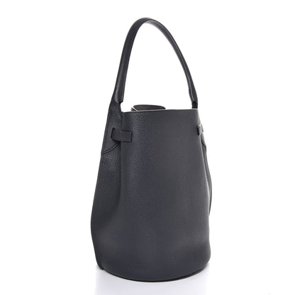 Celine Supple Grained Calfskin Big Bag Bucket Black 3 of 7
