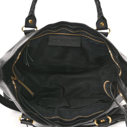 Balenciaga Agneau Classic Silver Hardware City Black 5 of 10