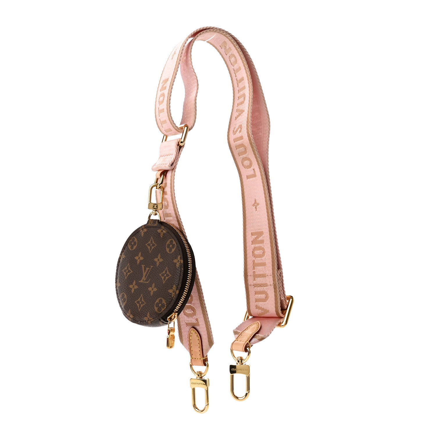 Louis Vuitton Monogram Multi Pochette Accessories Bandouliere Shoulder Strap Rose Clair 1 of 7