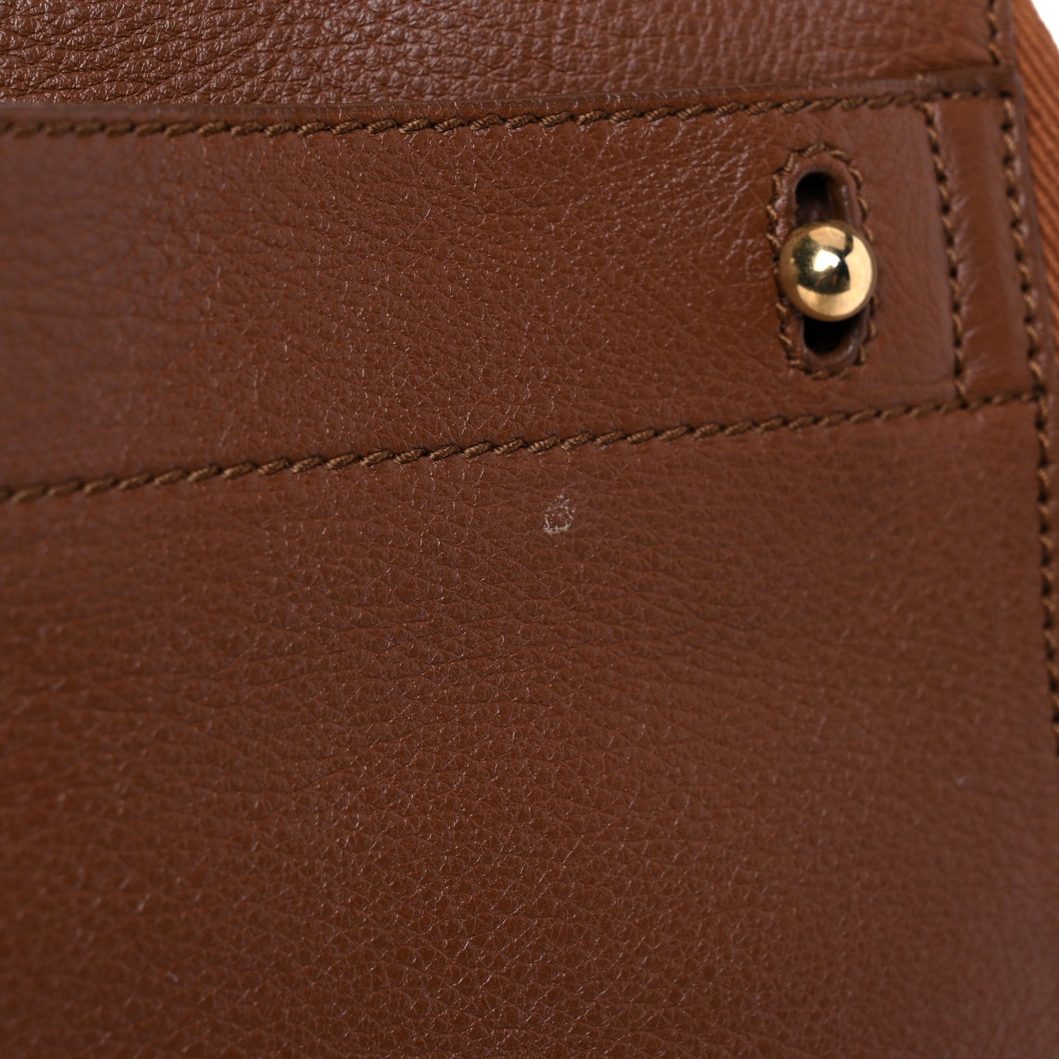 Saint Laurent Calfskin Canvas Medium Muse Two Brown 16 of 23