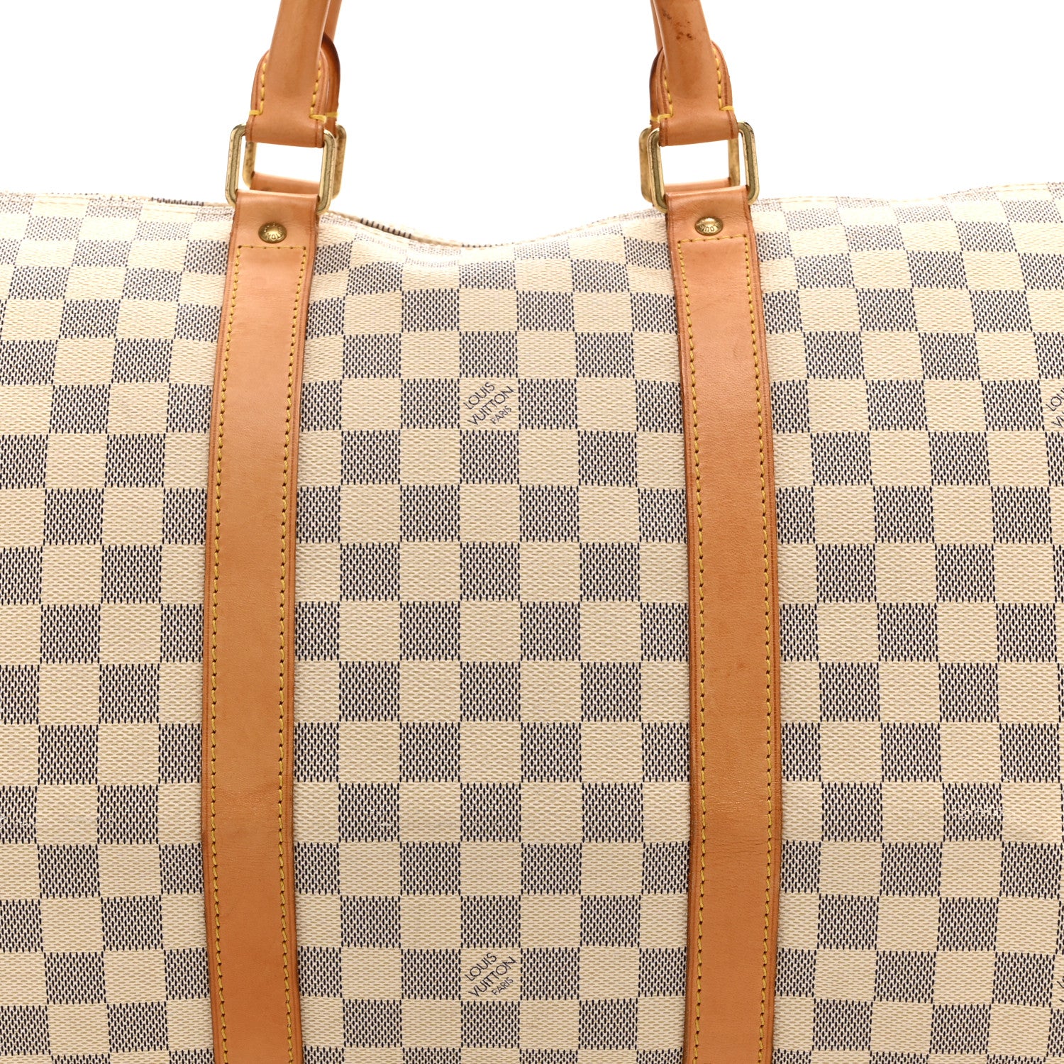 Louis Vuitton Damier Azur Keepall 50 7 of 9
