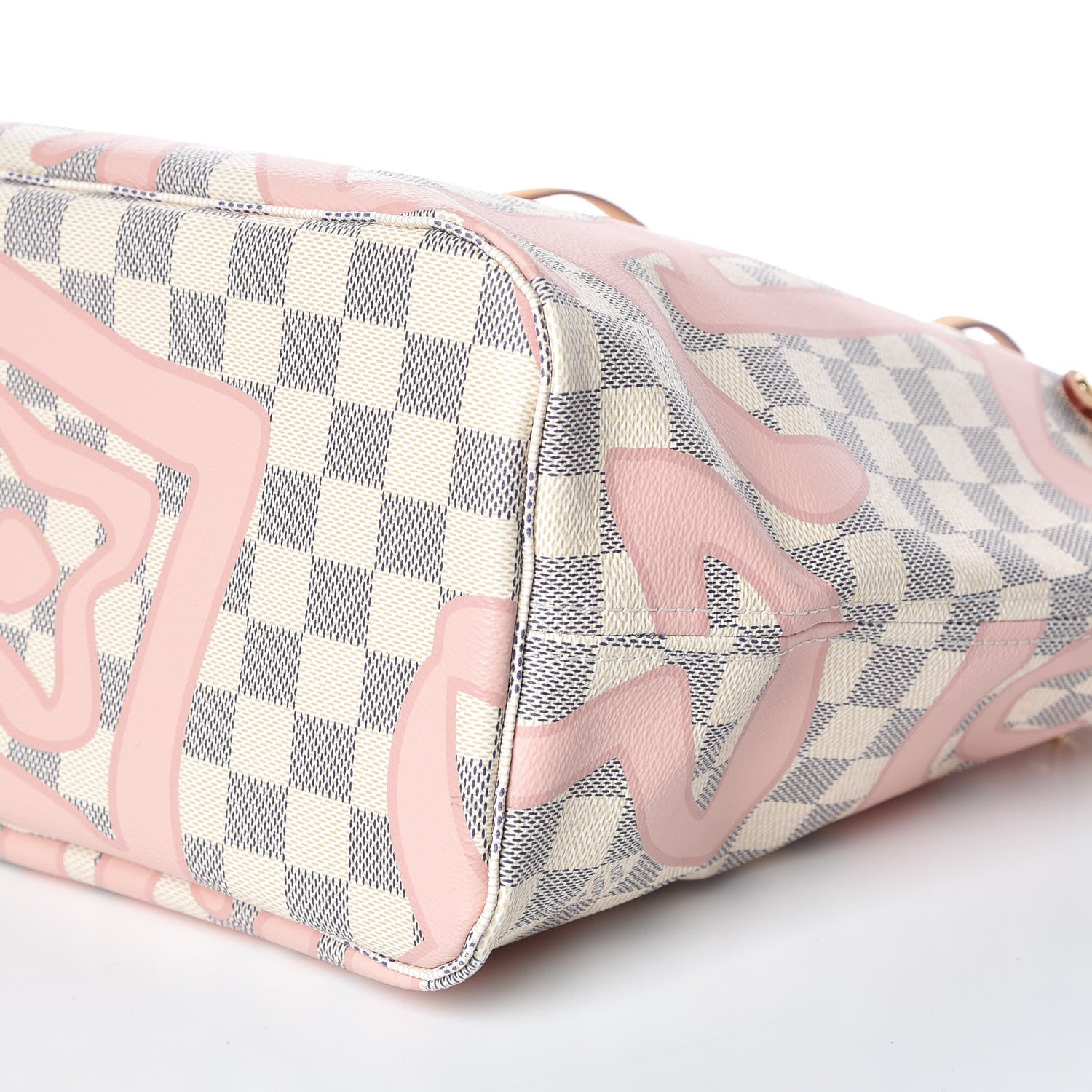 Louis Vuitton Damier Azur Tahitienne Neverfull MM 7 of 15