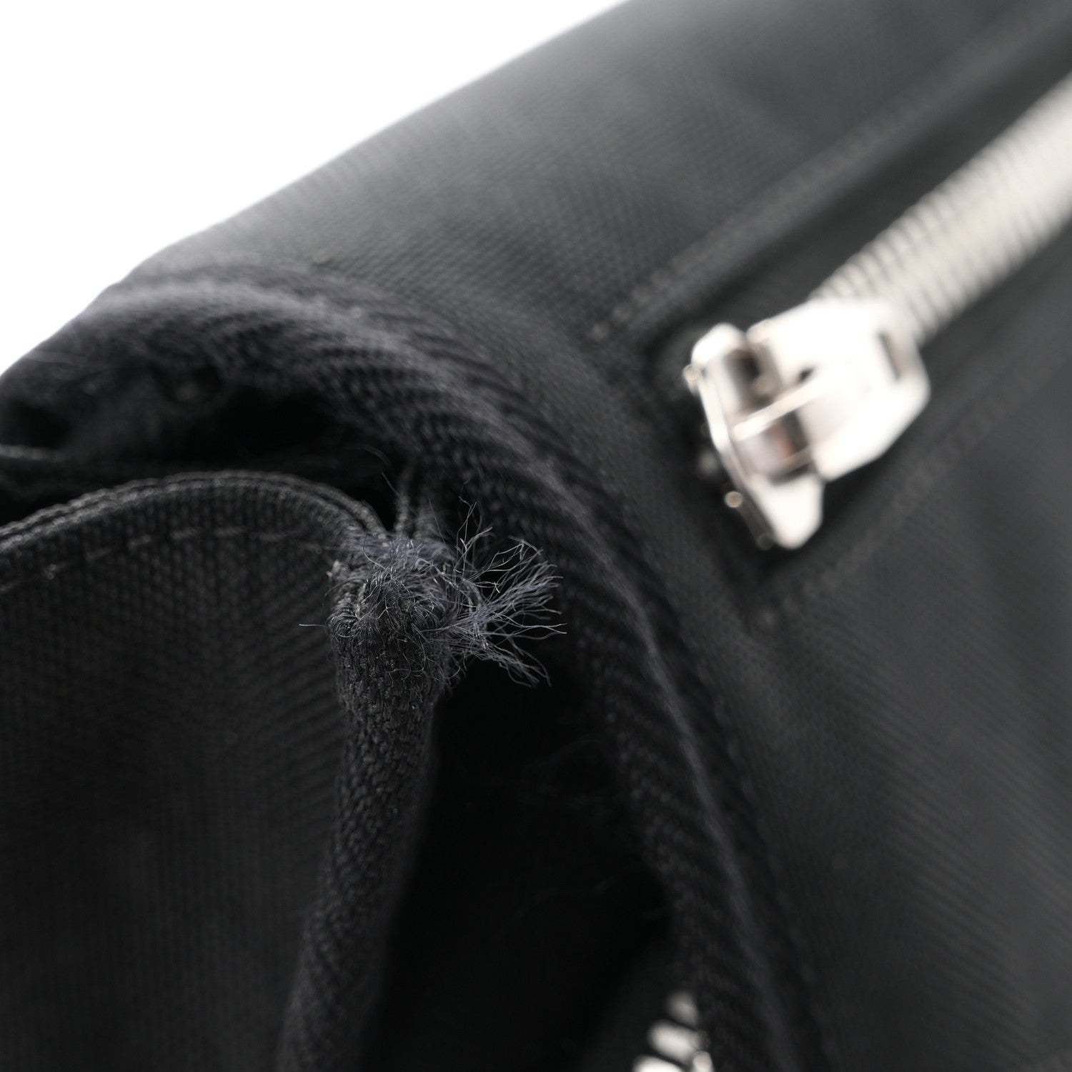 Celine Canvas Trekking Large Messenger Bag Black 10 of 10