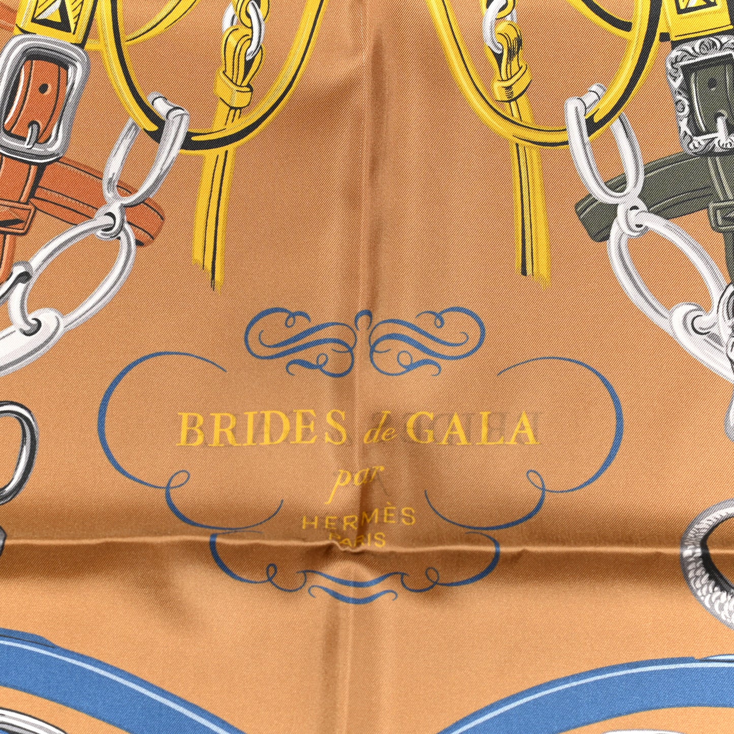 ERMES Silk Brides de Gala Double Face Scarf 90