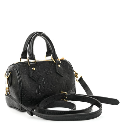 Louis Vuitton Empreinte Monogram Nano Speedy Black 3 of 9