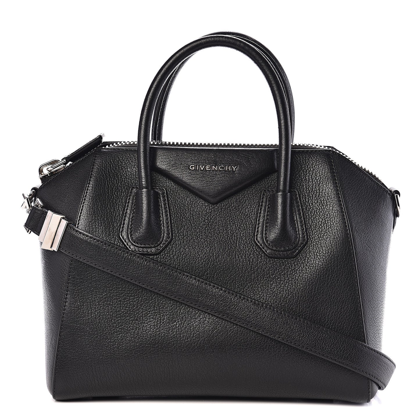 Sugar Goatskin Small Antigona Black