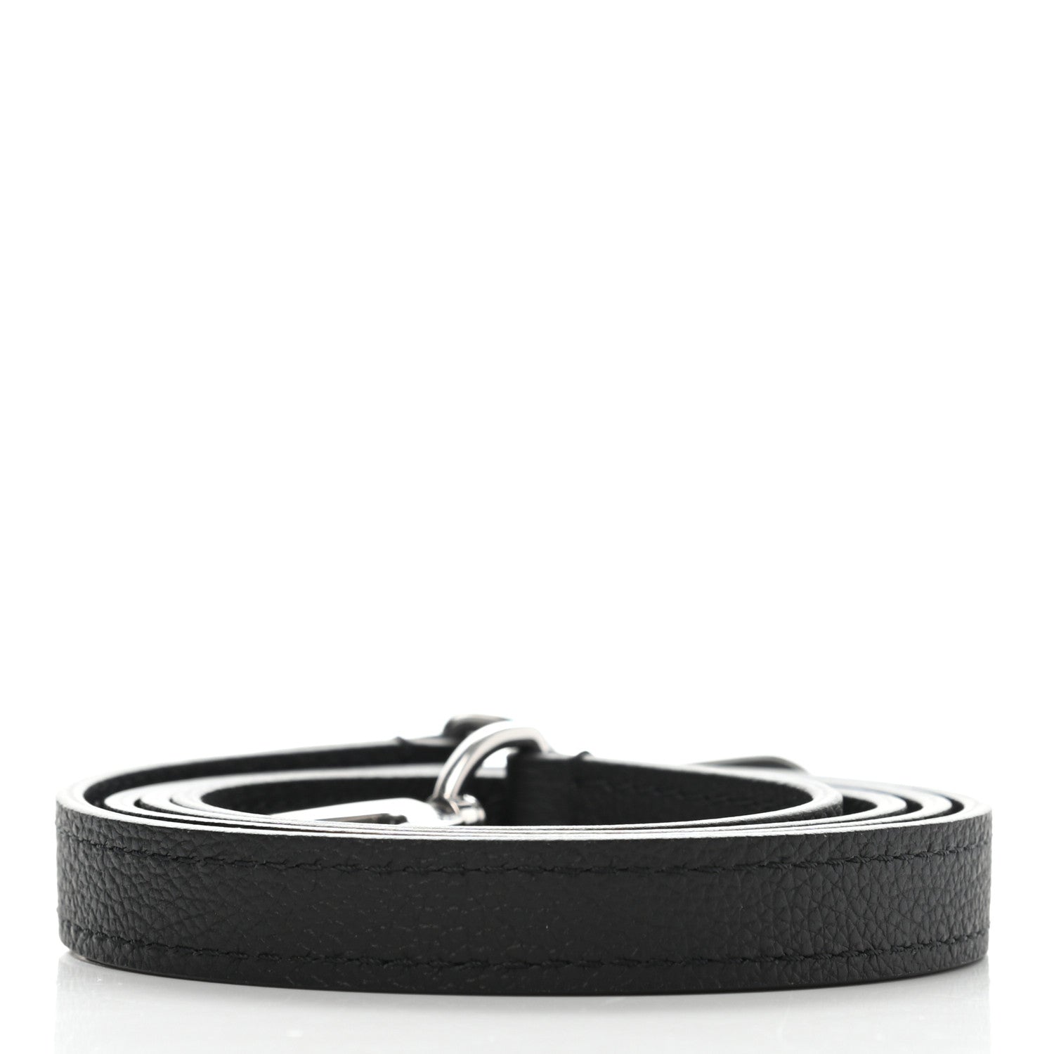 Louis Vuitton Calfskin Shoulder Strap Black 2 of 3