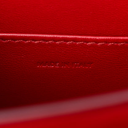 Celine Box Calfskin Teen Classic Box Flap Bag Red 7 of 10