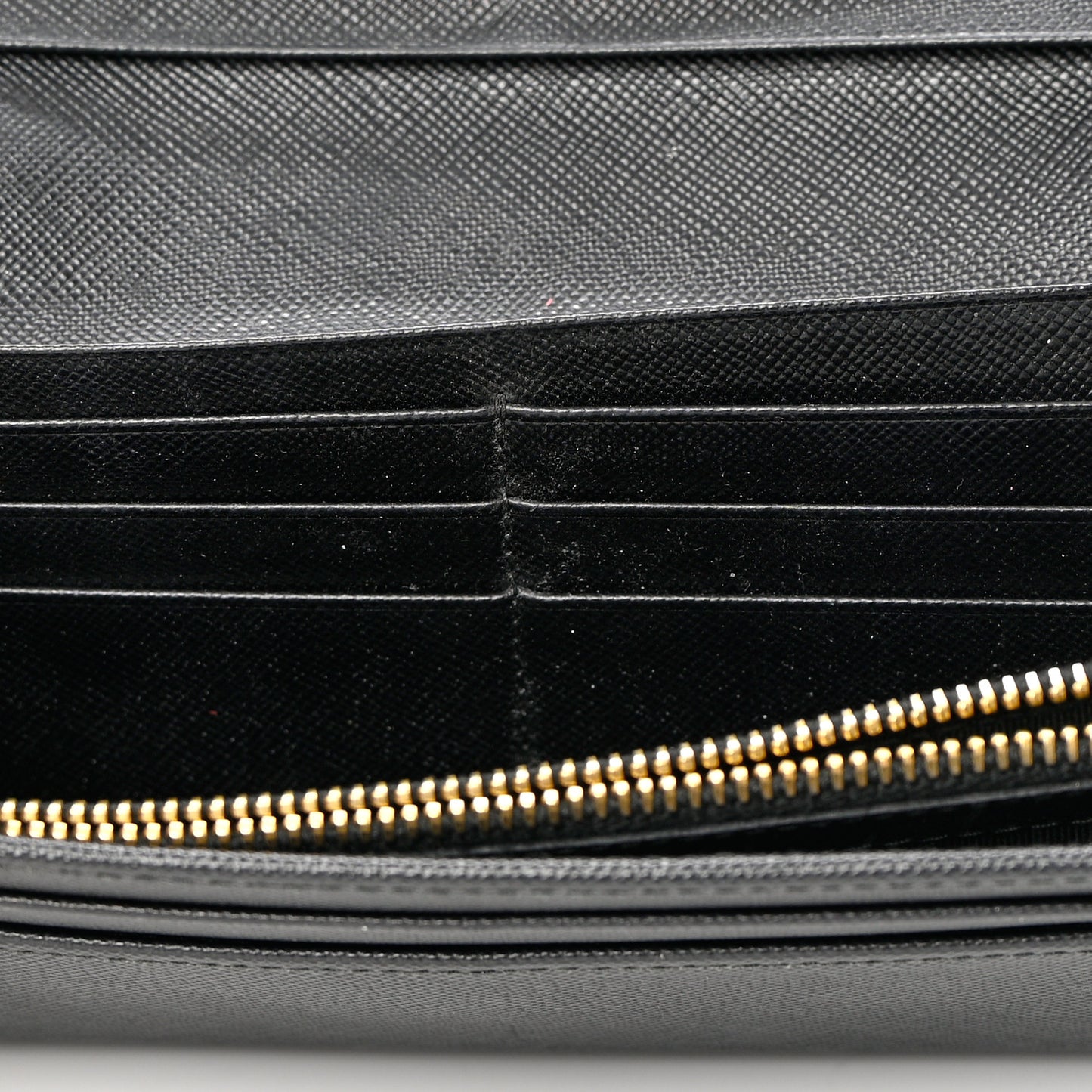 Saffiano Bow Continental Wallet Black