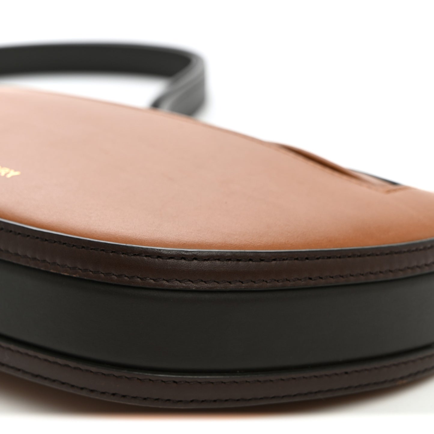 Calfskin Small Two-Tone Olympia Shoulder Bag Warm Tan