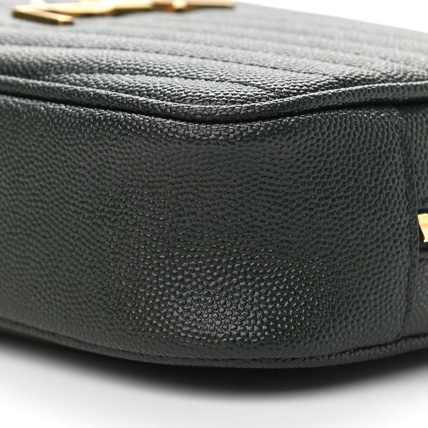 Grain De Poudre Matelasse Monogram Mini Lou Camera Bag New Vert Fonce