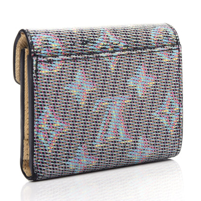 Louis Vuitton Monogram LV Pop Zoe Wallet Blue 3 of 11