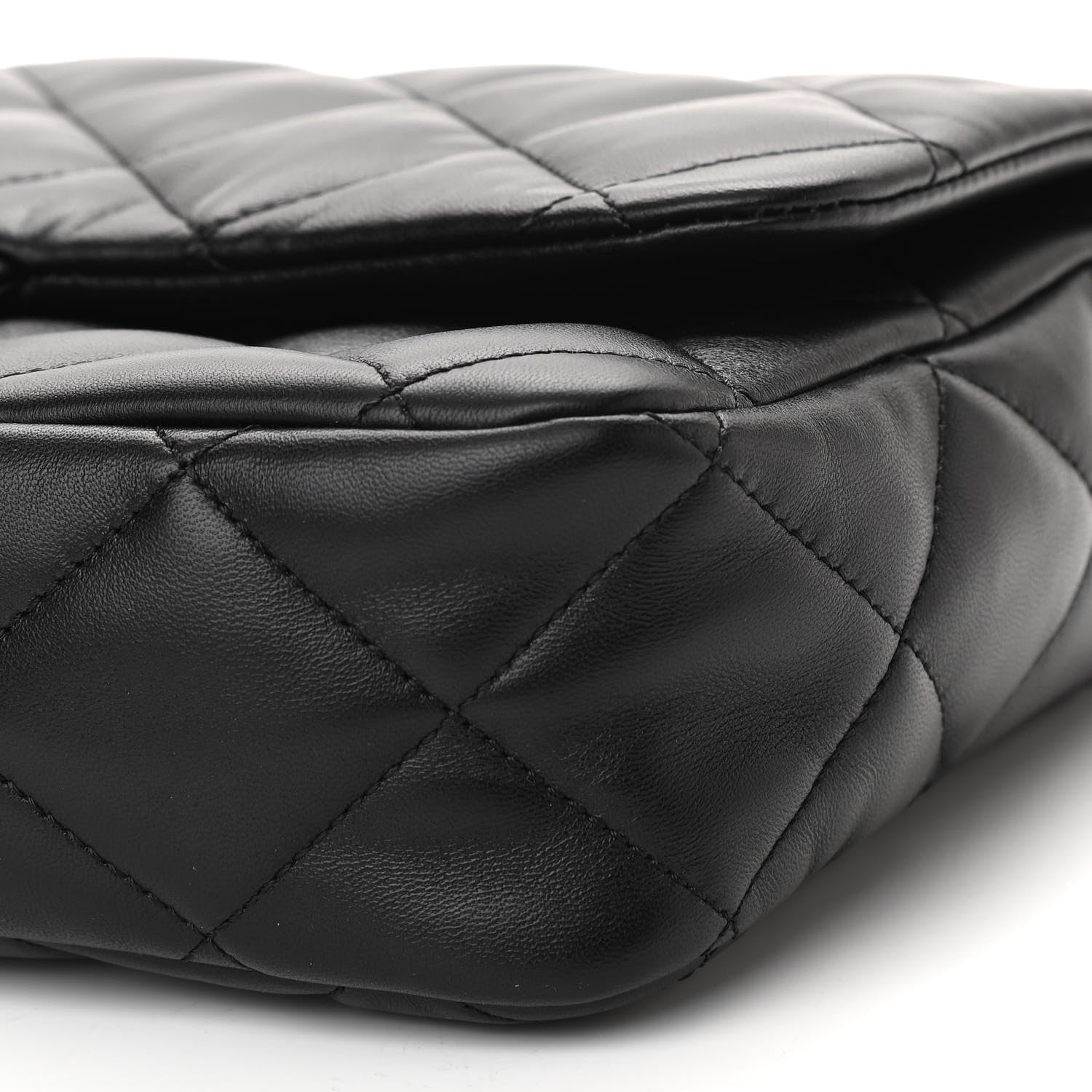 Chanel Lambskin Quilted Large CC Funky Town Flap Black 10 of 10