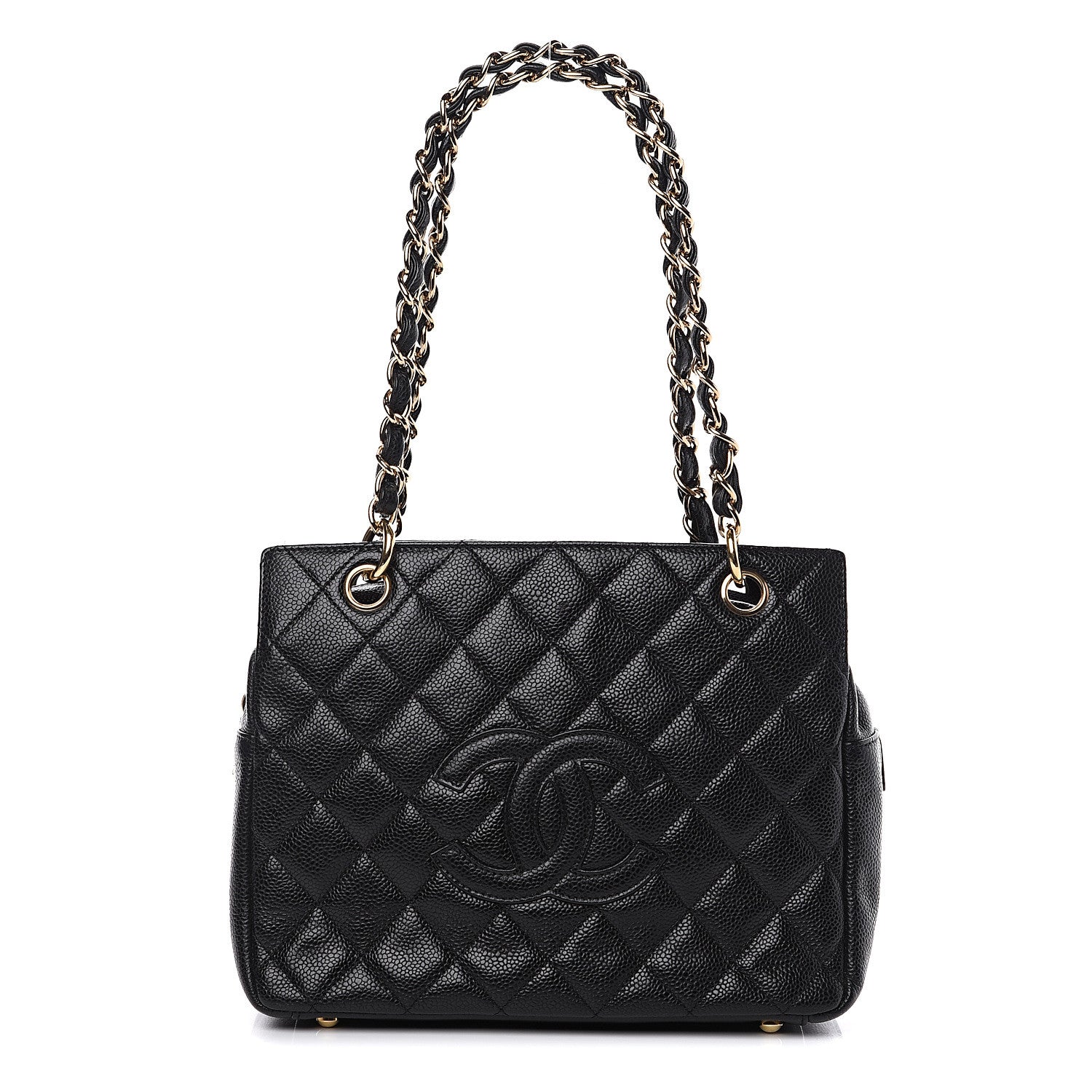 Chanel Caviar Quilted Petit Timeless Tote PTT Black 1 of 10