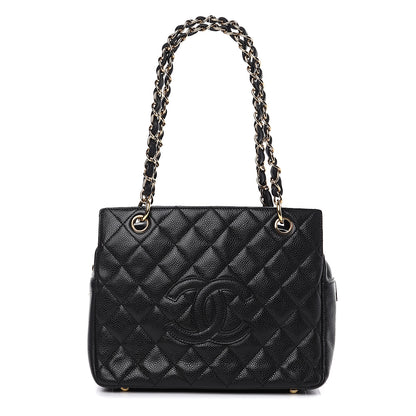 Chanel Caviar Quilted Petit Timeless Tote PTT Black 1 of 10