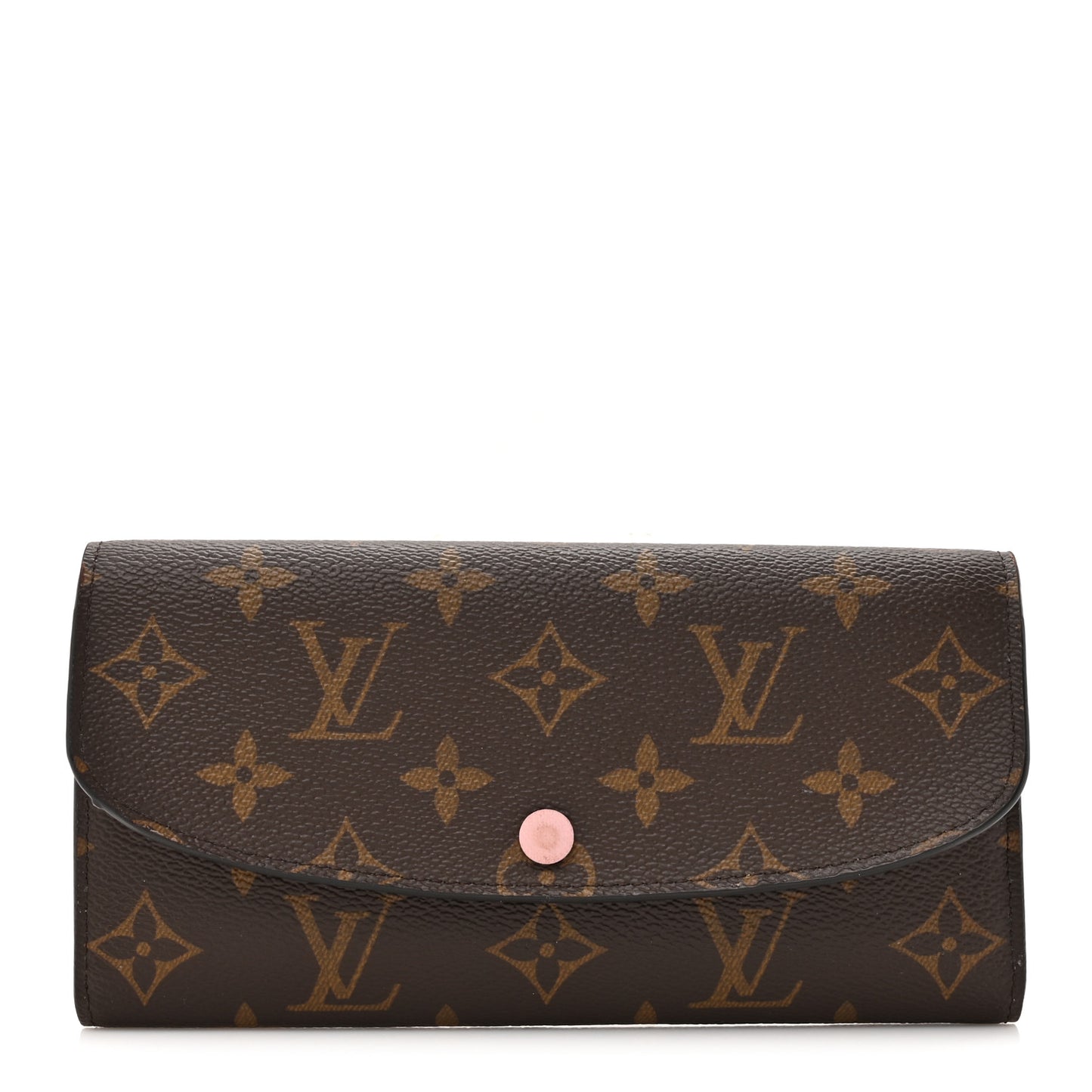 Monogram Emilie Wallet Rose Ballerine